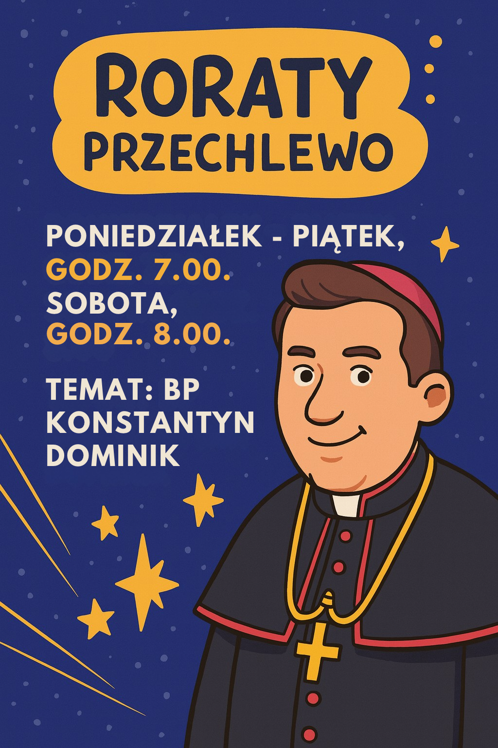 Roraty 2025  w Przechlewie – z bp. Konstantynem Dominikiem
