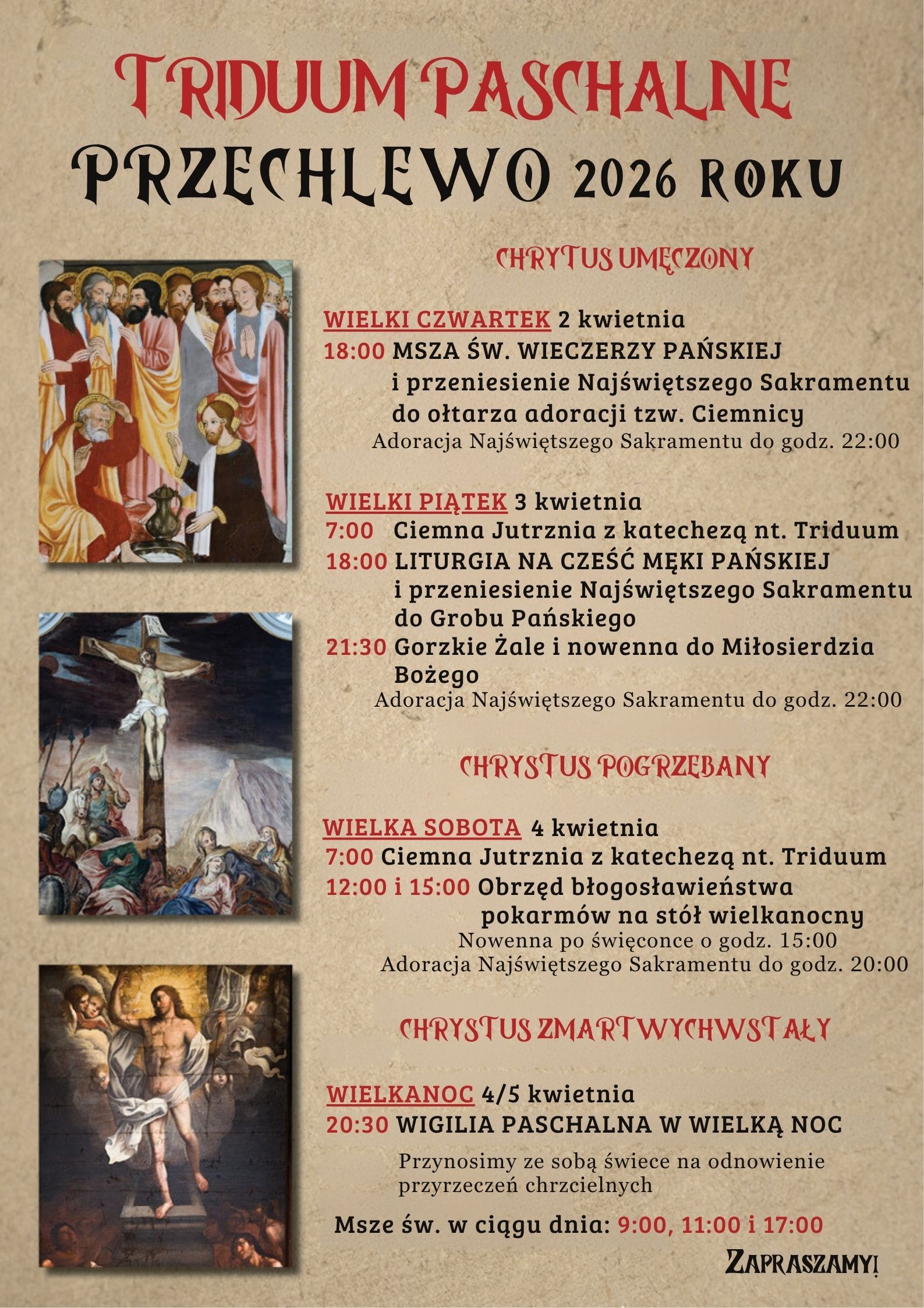 Triduum Paschalne 2026 r.